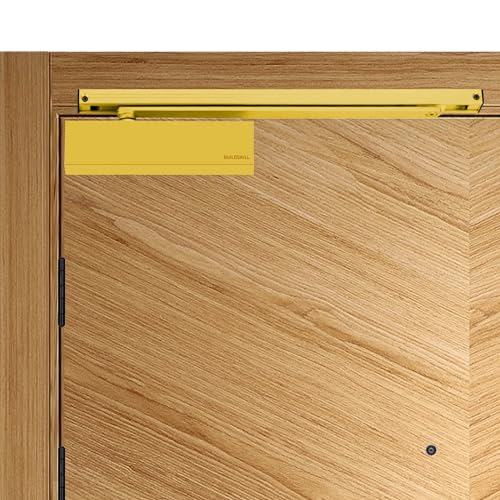 Buildskill Hydraulic Door Closer with Pelmet Arm & PVD Cover, Door Closer for Wooden Door, Aluminium, Metal, Automatic Door Closer for Home, Door Stopper, Adjustable Speed, 85 Kg, Gold (Pack of 2) (B0CNXVDM91) Amazon Price History, Amazon Price Tracker