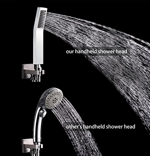 Sr Sun Rise Srsh-C1003 Ceiling Mount Bathroom Luxury Rain Mixer Shower Combo Set Rainfall Shower Head System 10 Inch Polished Chrome (Contain Shower Faucet Rough-In Valve Body And Trim） #TOP7