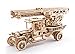 Set of additions for Truck UGM 11 (Tanker, Rescue Ladder and Trailer Chassis) by Ugears is Mechanical 3D Puzzle for Kids and Adults