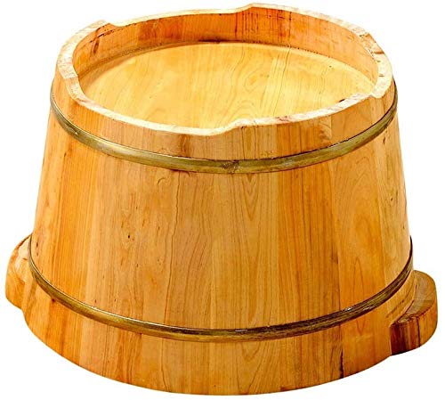 Spa de pies de madera maciza para baño y pedicura miniatura 3