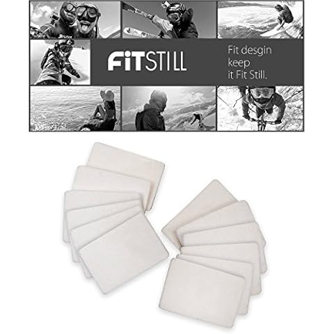 FiTSTILL compatible Anti Fog Inserts 24 pcs - Reusable Moisture Absorbing Strips - Humidity Removing Defogger for Underwater Dive Housings Go pro Hero SJ4000 SJ5000 Sony Action Camera Cover