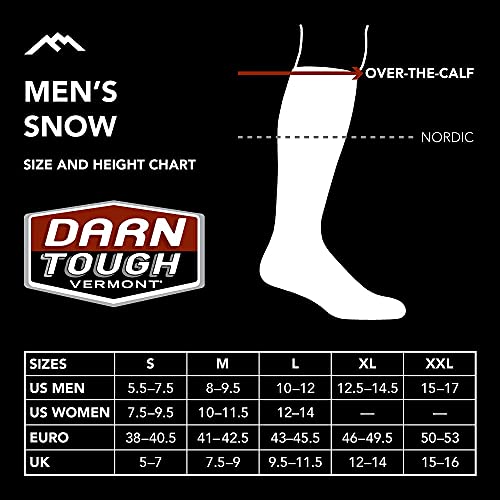 Darn Tough (Style 1818 Men's Captain Stripe Snow Sock - Stars And Stripes, Large #TOP4