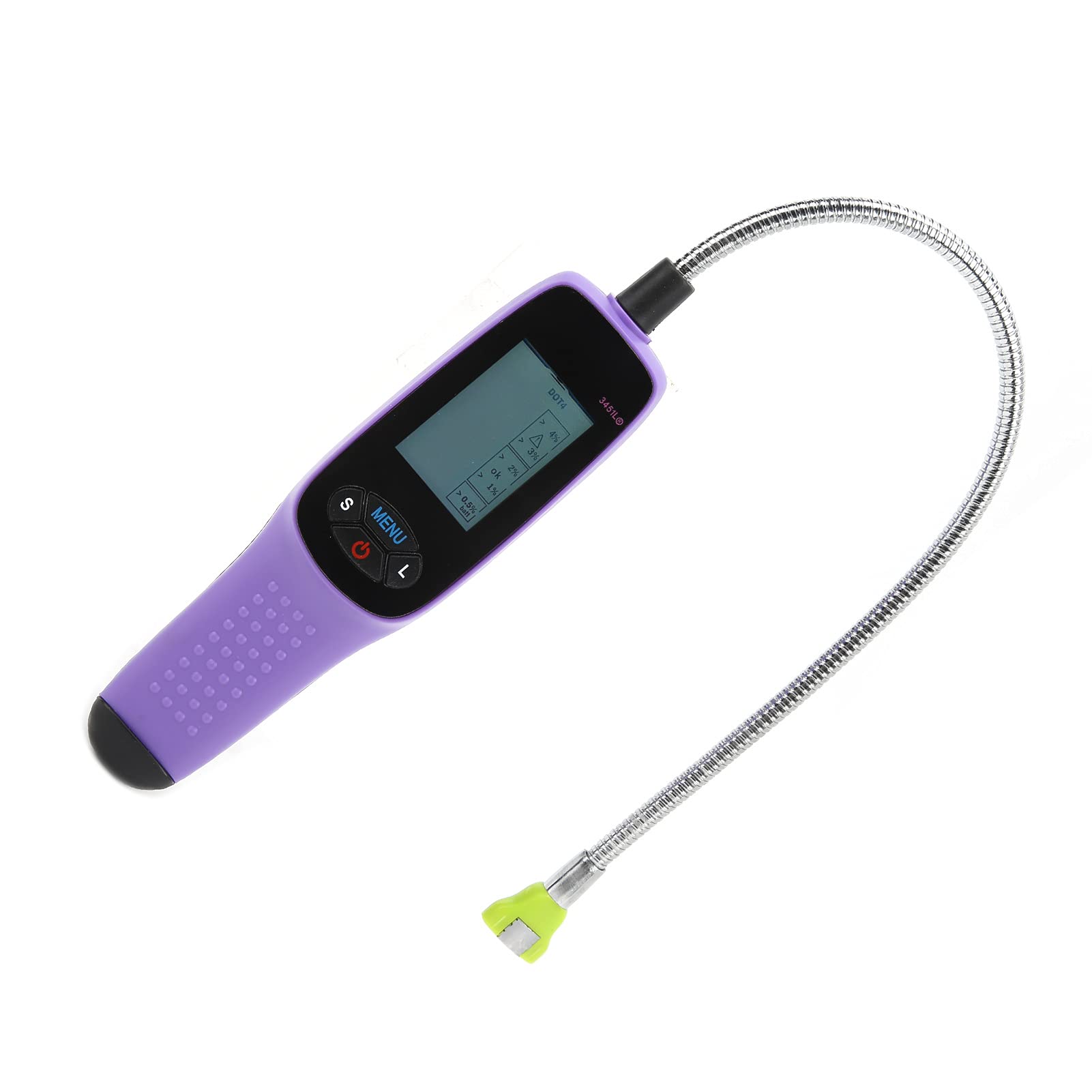 Sonew Tester Liquido Freni con Display LED e Sonda Ottica, Strumento Portatile per Rilevamento Olio Auto per DOT3 DOT4 DOT5