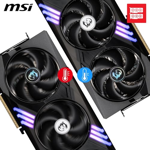 Image of MSI GeForce RTX 5070 12G Gaming Trio OC Graphic Card - NVIDIA GeForce RTX 5070 GPU, 12GB GDDR7 192-bit Memory, 28 Gbps, PCI Express Gen 5 Interface, Upto 2610 MHz, STORMFORCE Fan
