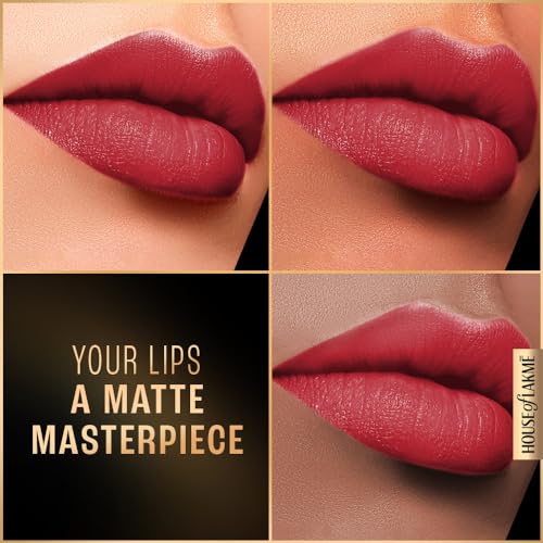 Image of Lakme Forever Matte Liquid Lip Colour, Red Carpet, 5.6 ml (Pack of 2)