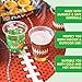 JOYIN 24 Pcs Football Plastic Cups, 16oz Disposable Football Party Cups Bulk for Sports Event, Football Party Supplies, Holiday Tableware Party Decorations