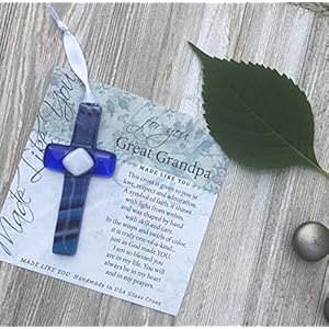 Giftforgreatgrandpaforfathersdaybirthdaychristmashandmadeinusacrosswithsentiment Urban Country Home Decor Gift for great grandpa for fathers day birthday christmas handmade in usa cross with sentiment urban country home decor