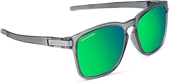 Eyewearlabs Polarized Full Rim Square Branded Stylish Sunglasses For Men & Women | 100% UV Protection Shades | Cricket Sports Cycling Driving | Medium | Moto X2