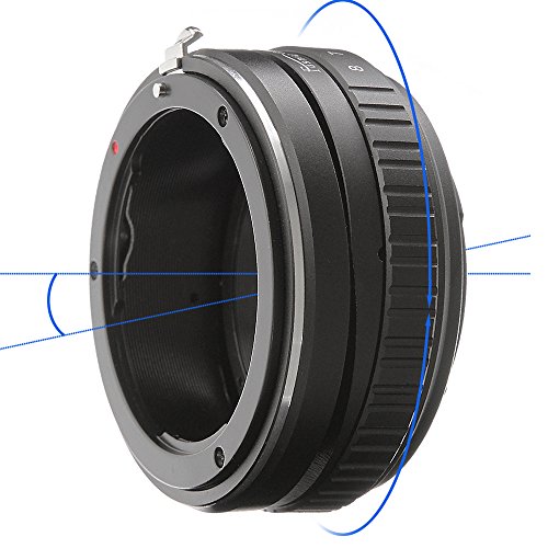 Fotga Tilt-shift 360° Lens Rotate Lens Adapter for Nikon AI S D Mount Lens to Sony E-Mount NEX-5C NEX-F3 A6000 A6100 A6300 A6400 A6500 A6600 A5000 A5100 A3500 A3000 A7 A7R A7S II III A9 DSLR Camera
