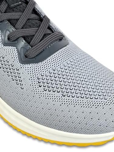 Image of Allen Cooper Training,Walking,Cricket,Gym,Sports Comfortable Running Shoes for Men(851|Grey|Navy Size-6,7,8,9,10)