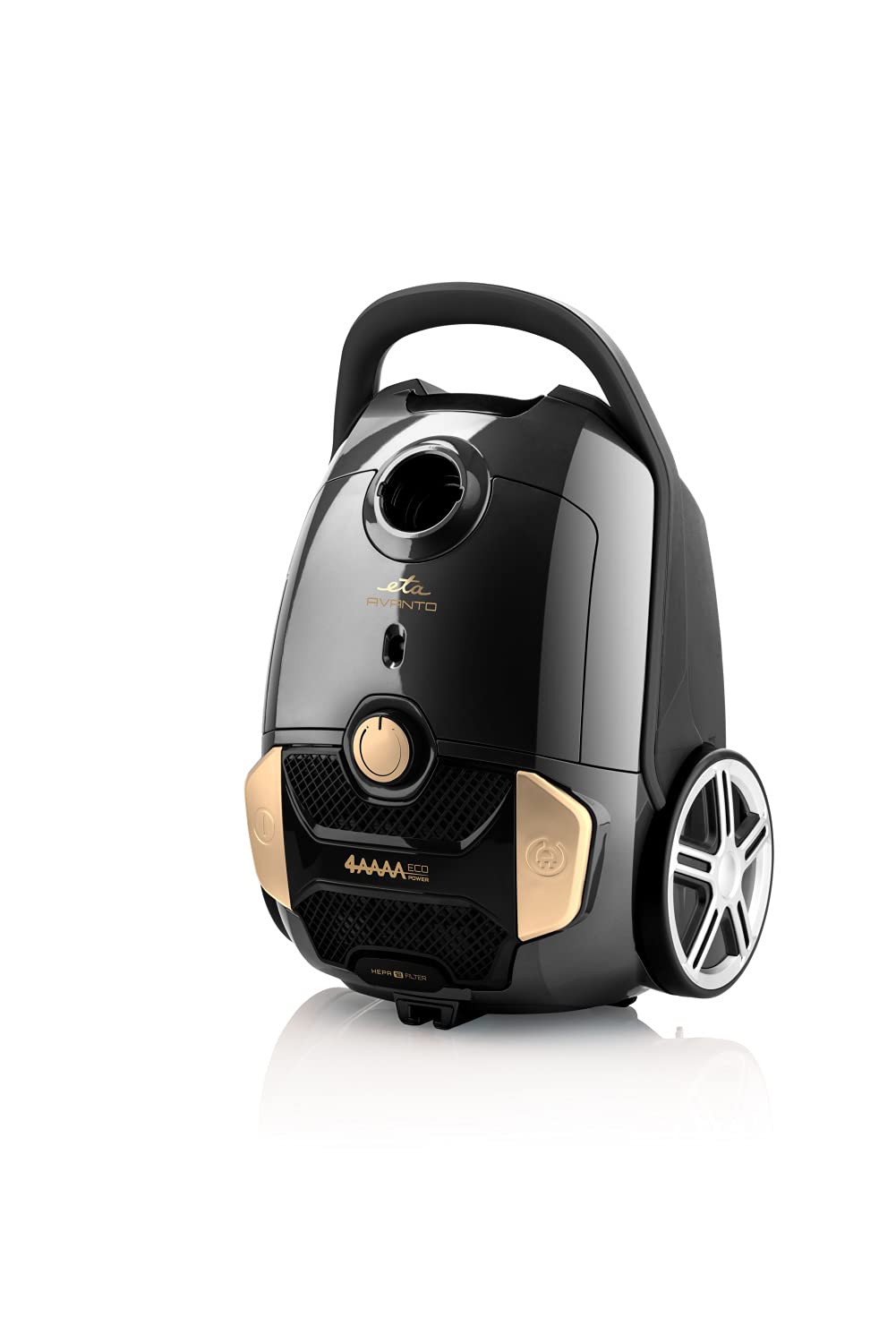ETA Bodenstaubsauger mit Beutel Avanto I 10m Aktionsradius I 800 W I HEPA Filter I Integriertes Zubehör