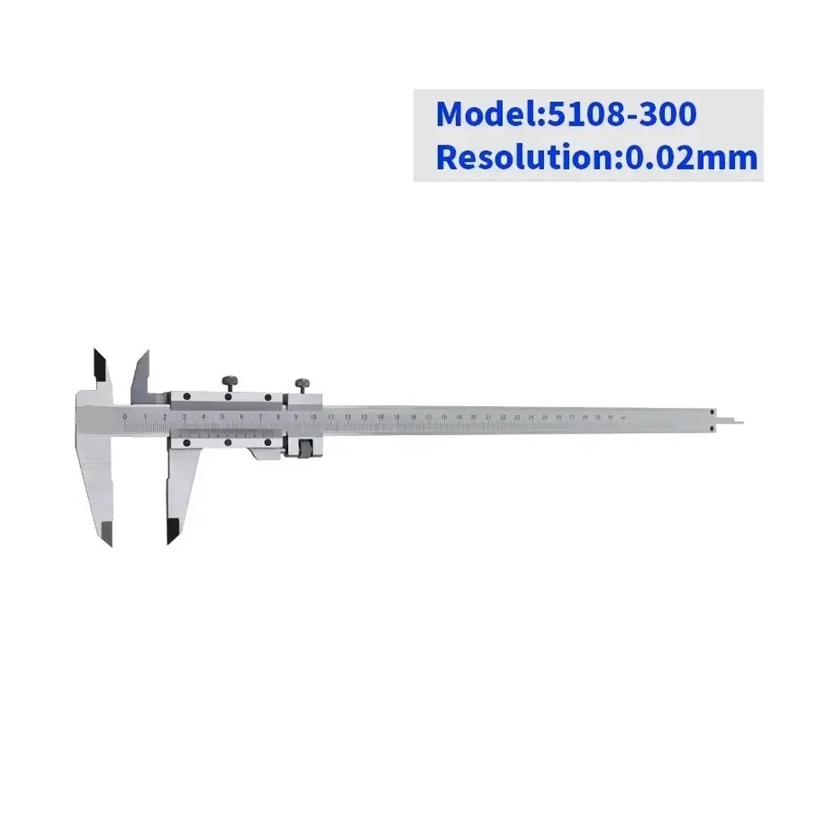 Suwmiarka ze stali nierdzewnej 0-150 mm suwmiarka do suwmiarki głębokości 150 mm stal nierdzewna suwmiarka (typ 0-300 mm)