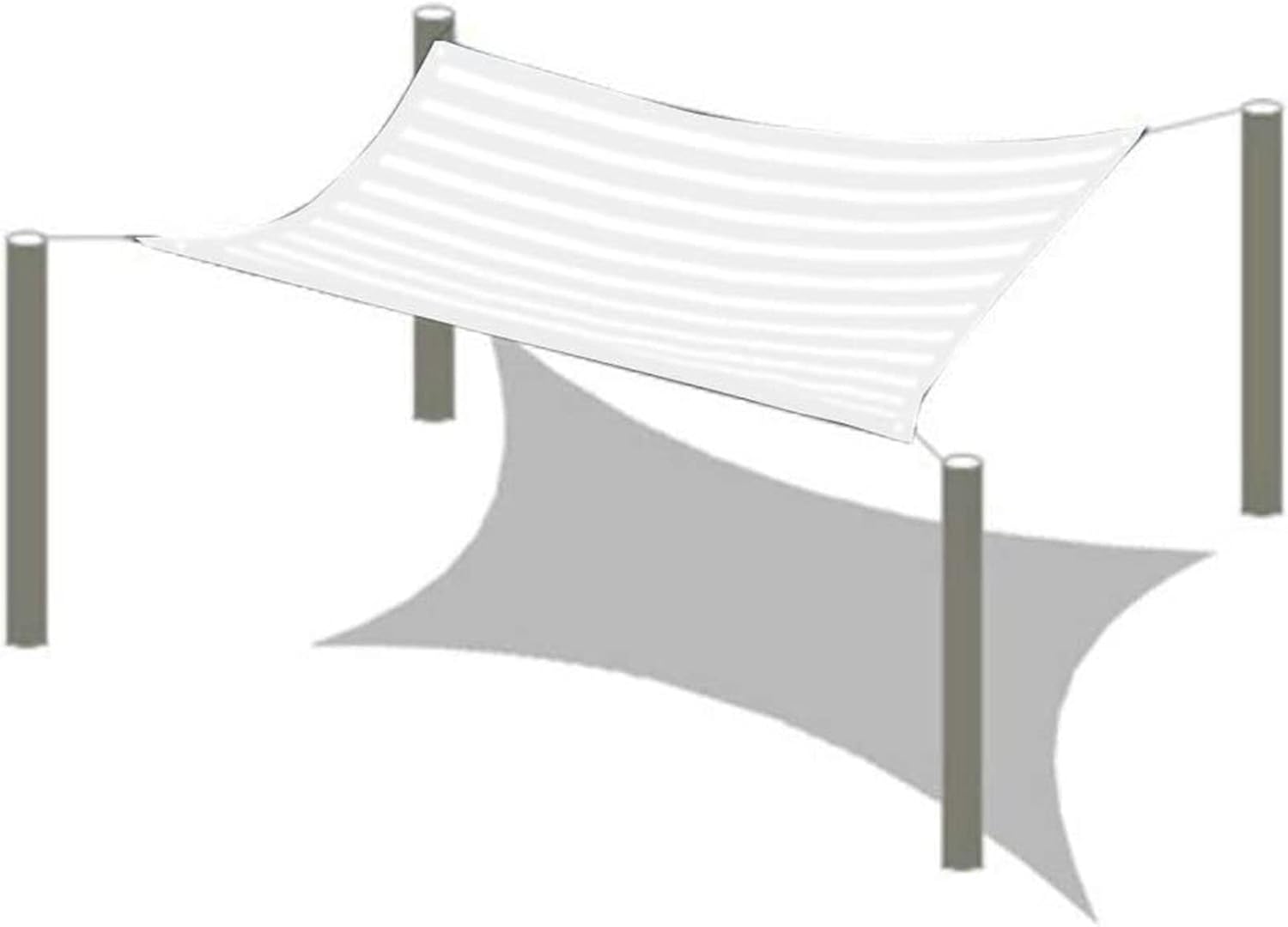 Shade Cloth Permeable Outdoor Uv Protection Curtains with Windbreaker for Patio Porch Door Canopy Gazebo(Size:2x10m,Color:Coffee)