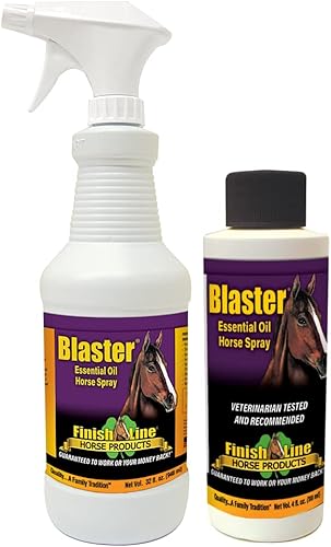 Finish Line Horse Products Blaster Combo (4 onzas con botella de aerosol)