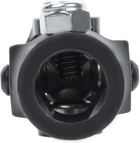Miniatura 2 de SCITOO 3/4 "DD X F-ord Triángulo Eje de Dirección Universal U-Joint Negro Solo, 3.780 in Ángulo de Trabajo 35 Grados