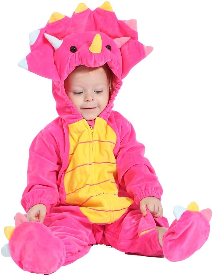 HSCTEK Baby Dinosaur Costumes Newborn, Infant & Toddler Boys Girls