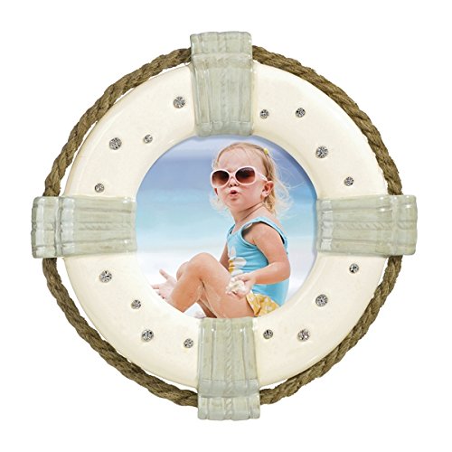Life Preserver Photo Frame - Ceramic 3" X 5" #TOP27