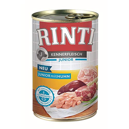 Produktbild von Rinti Kennerfleisch Junior mit Huhn - 12 x 400 g
