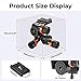 K&F CONCEPT 3-Way Geared Tripod Head, Millimeter Micro-Adjustment, Full CNC Aluminum Alloy Tripod Head, Maximum Load Capacity of 13.2lbs/6kg for Star Shooting, Commercial Photography, etc.