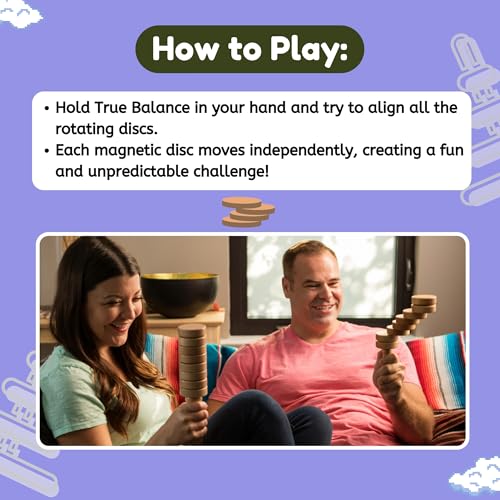 TrueBalance Sensory Balance Toy for Kids Ages 4+ | Fidget Toy for Focus, Coordination & Motor Skills | Encourages Creative Play & Patience