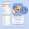 Gerber Cereal for Baby 2nd Foods Power Blend Probiotic Oatmeal Lentil Peach & Apple Cereal, Non GMO with Whole Grains & Plant Protein, 8 OZ (Pack of 3)