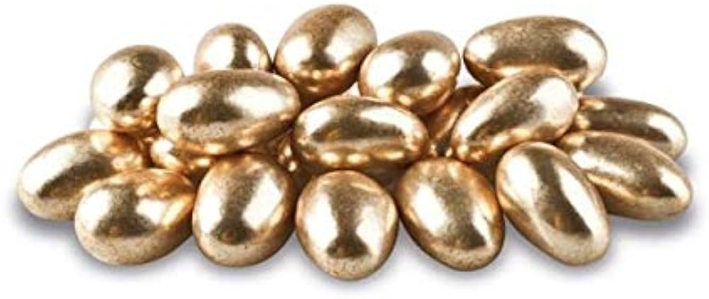 Confetti Maxtris di MANDORLA Dorati 500 GR nozze oro