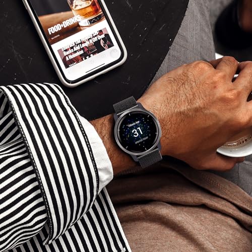 Hiseus Cinturino Compatibile con Garmin Venu 2 /