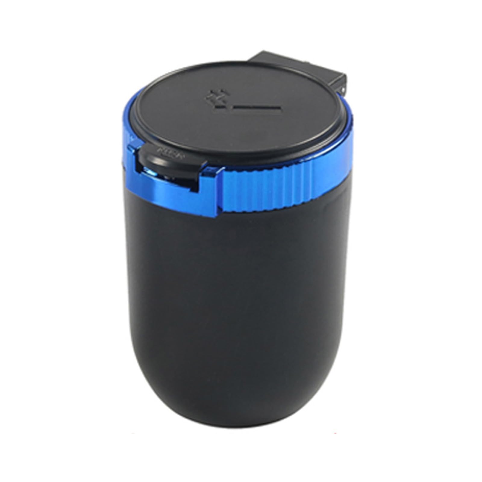 Jazuaiao Car Ashtray with Lid Portable for Detachable with Blue LED Light Portable for with Smokeless LED Light Detachable Trash Can