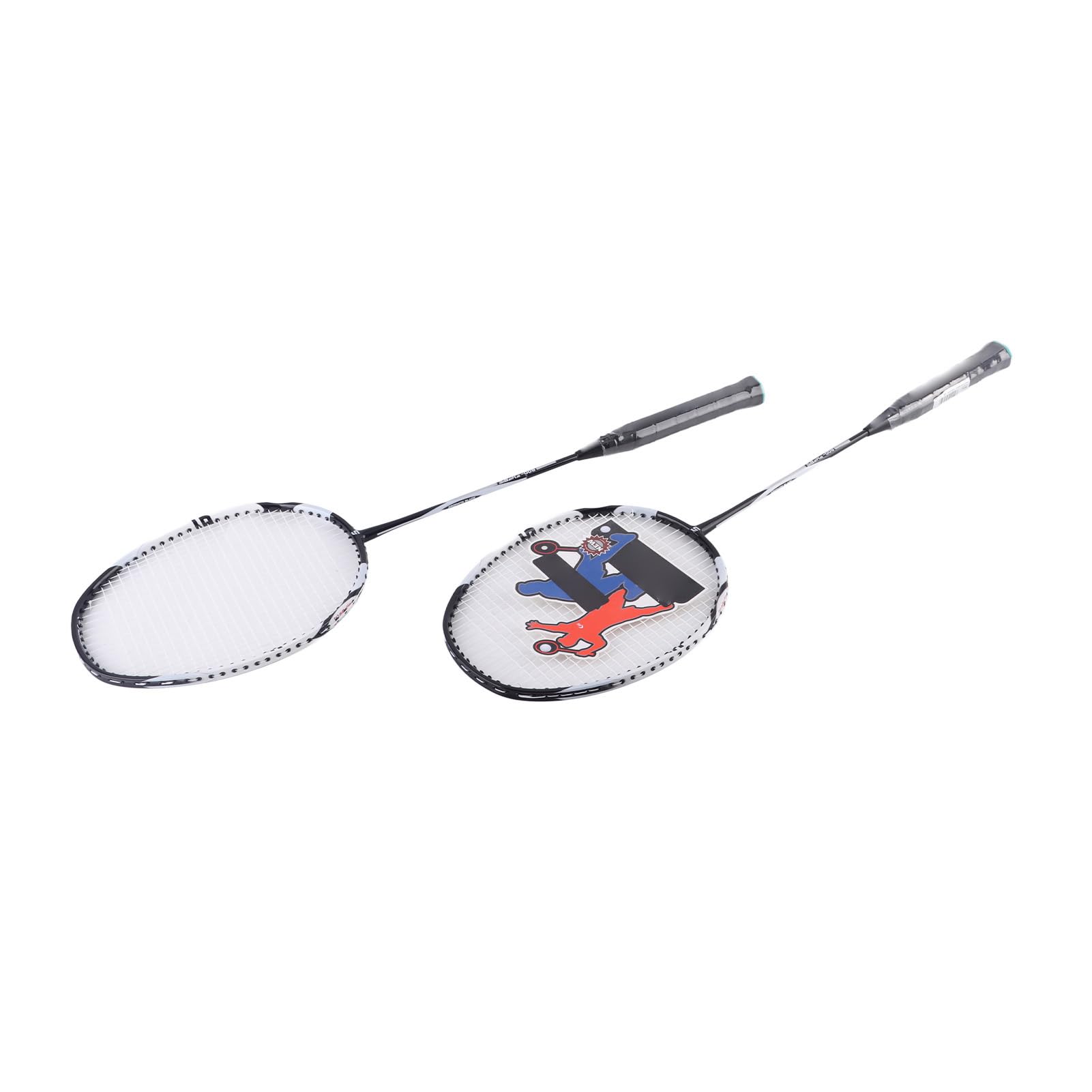 Acouto Raqueta de Bádminton de Carbono, Raqueta de Entrenamiento Físico y Dividida Fuerte, de Bádminton, de de Aluminio, de Cuerdas de Nailon,