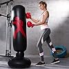 Inflatable-Free-Standing-Punching-Bag-Heavy-Training-Bag-Adults-Teenage-Fitness-Sport-Stress-Relief-Boxing-Target Inflatable Free Standing Punching Bag, Heavy Training Bag, Adults Teenage Fitness Sport Stress Relief Boxing Target (Black)