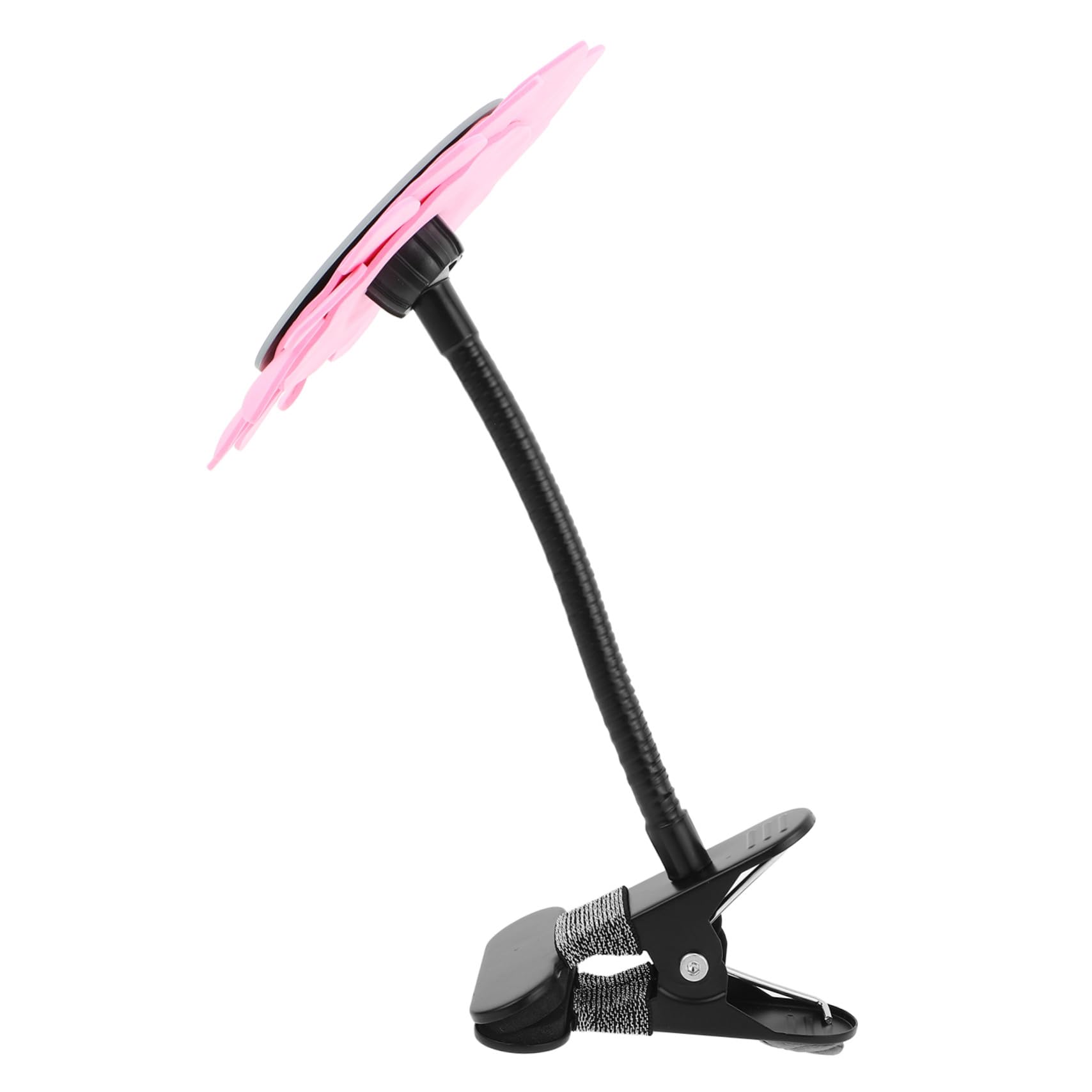 Miroir convexe rose Healvian de bureau à clipser avec angle ajustable