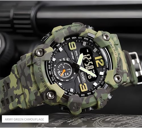 Image of Gosasa Men's Watches Multi Function Military S-Shock Sports Watch LED Digital Waterproof Alarm Watches