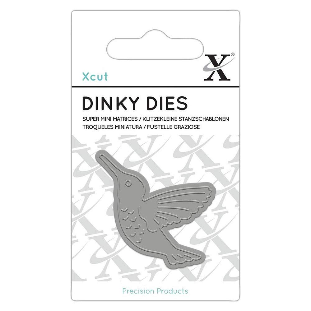 Xcut Dinky Dies Hummingbird, Carbon Steel, Art & Craft, Carbon Cutting Tool Supplies, For Beautiful Decoration, Card Making, Gift Tag, Wrapping, Scrapbooking, Invitation Making, Crafters Companion