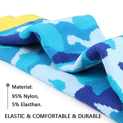 JTENG 2 Paar Kinder skisocken, Winter Ski Snowboard Skifahren Socken Hoche Leistungs Thermisch Warm, ideal für aktive Kinder – Bild 7