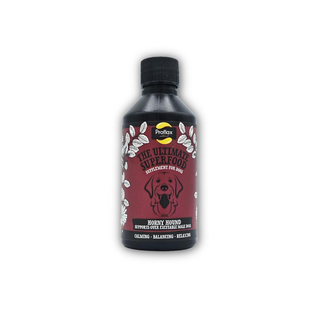Proflax Horny Hound Hormone Balance Support for Male Dogs - Behaviour, Calm & Emotional Wellbeing - 250ml