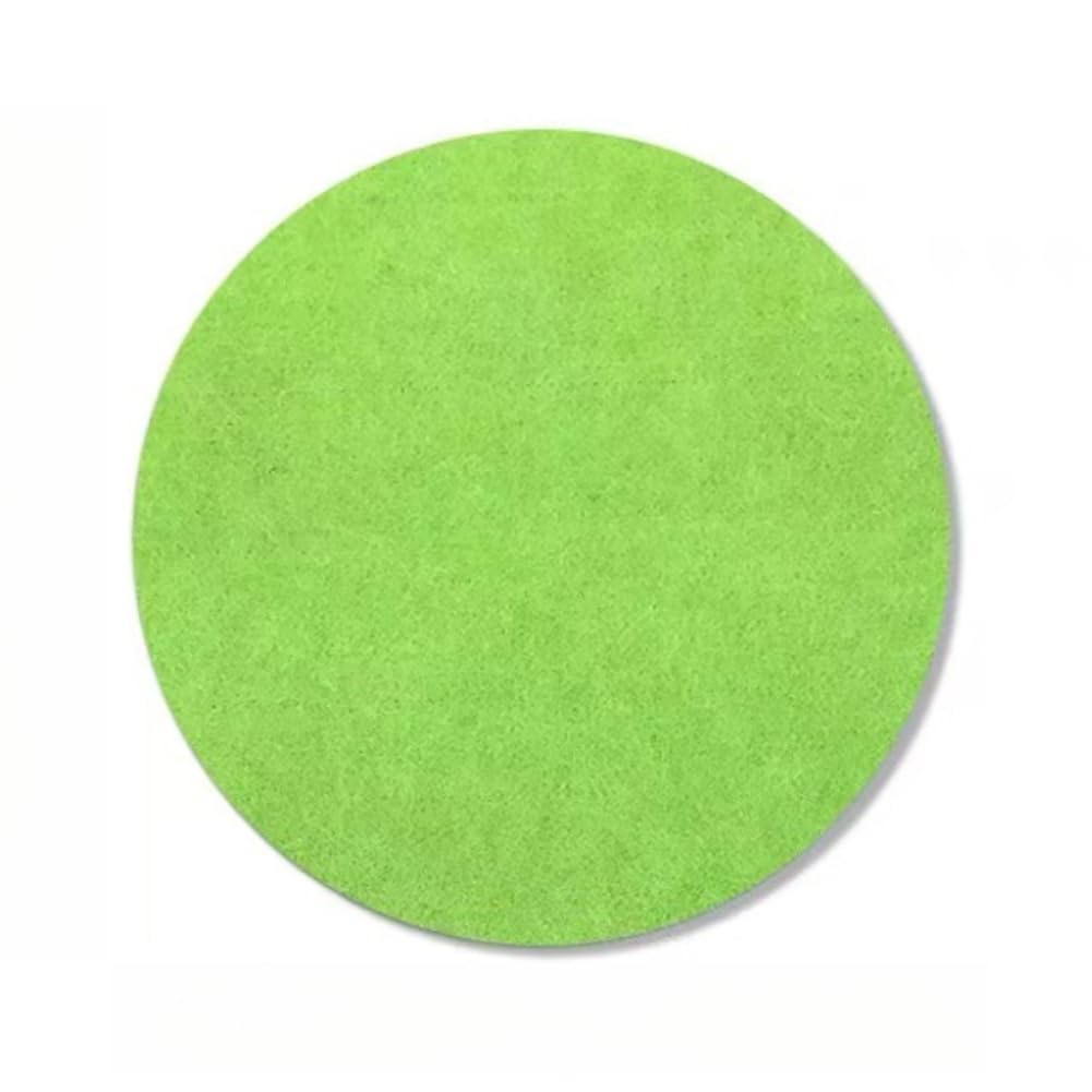 Runde Pinnwand aus Kork und Filz, 30 cm Durchmesser, selbstklebend, auch als Wandschutz für Dartscheiben geeignet.