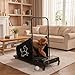 IHUESHO Dog Treadmill for Medium and Small Dogs - Quiet 1.5HP Motor Pet Running Machine with Remote Control & LED Display - Indoor Dog Exerciser with Side Protection Panels & Wheels