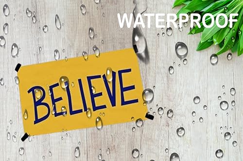 Image of WSQ 2-Pack Believe Stickers Vinyl Decal - 4 Inches - Stickers for Car Truck Van Window Bumper Laptop Tablet Cup Tumbler Water Bottle and Any Smooth Surface