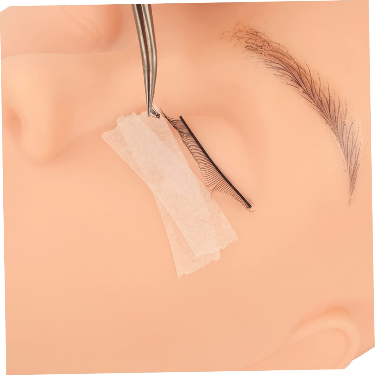 AUTSUPPL Eyelash Extensions Tape 4.3 Meter/roll Lash Supply Kit Easy to Apply Remove Lash Extension Adhesive Fabric Makeup Tape