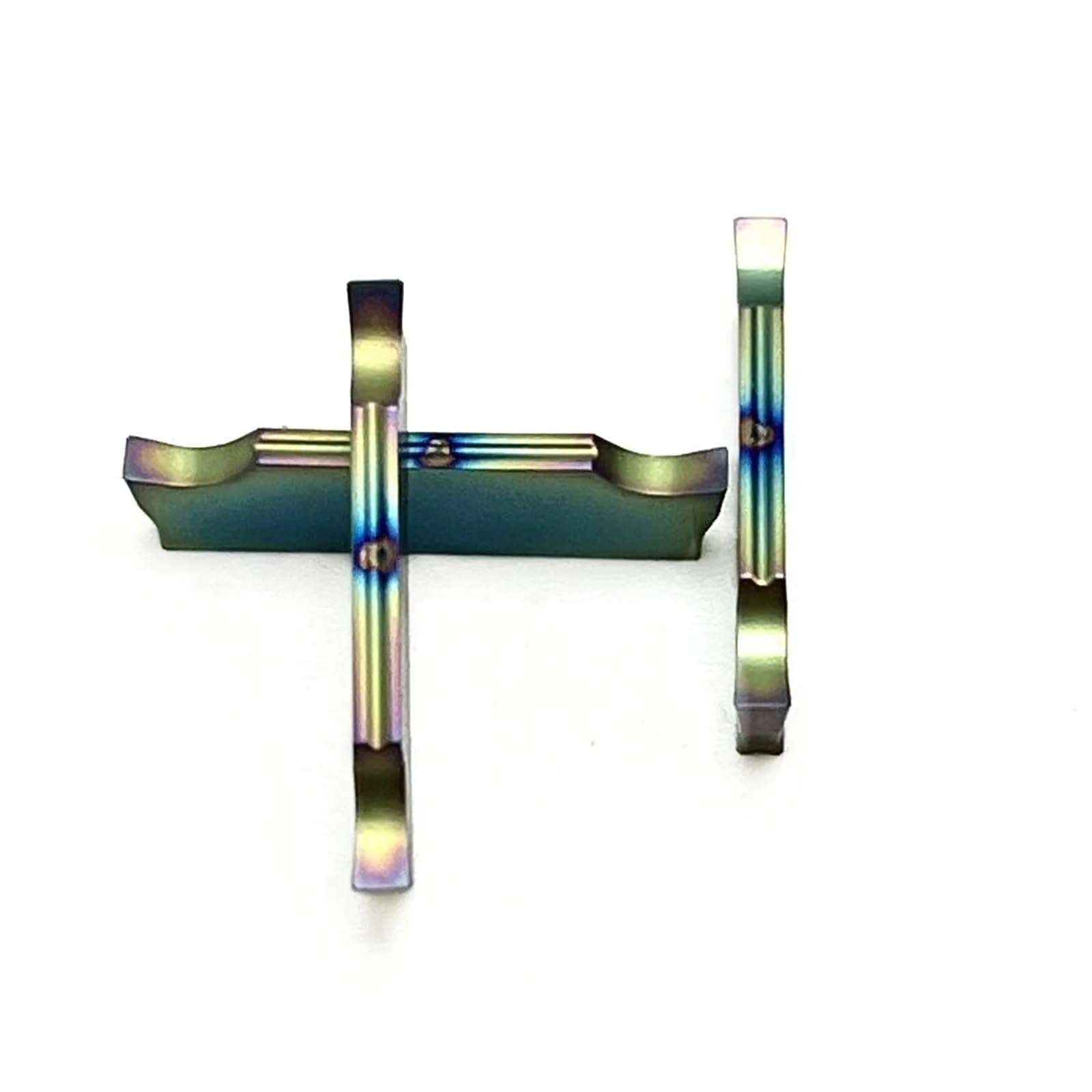Outil De Tour À Lame En Acier Trempé, Alliage CNC Bleu, 10 Pièces(MGGN300-JM KT7030)
