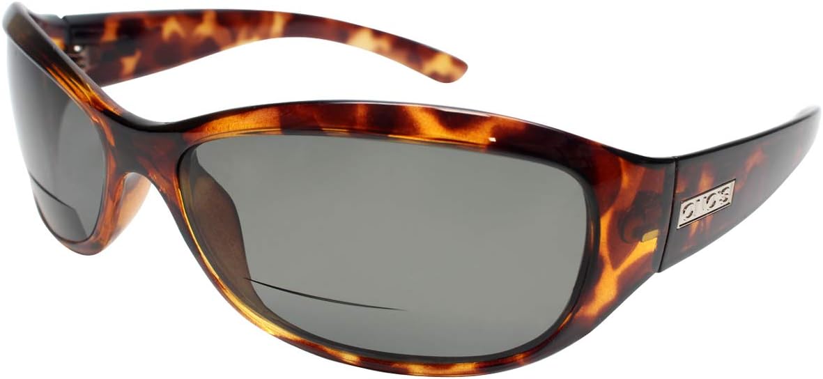 ONOS Harbor Dock Polarized Bi-Focal Sunglasses in Tortoise with Grey Tinted Lens +2.50