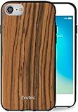 Evutec Case Compatible with iPhone 6/6s/7/8/SE(2020), AER Series Real Wood Thin Slim Protective...