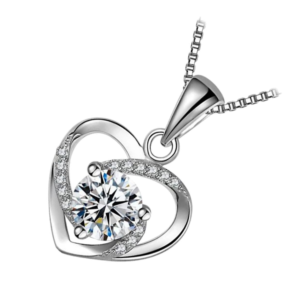 Collier pendentif cœur argent cadeau idéal pour elle - 8