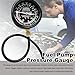 DXNQ Fuel Pump and Vacuum Tester Gauge, Gasoline Pressure Meters Fuel Pressure Tester Kit, Automotive Engine Fuel System Testing Tool Carburetor Leakage Diagnosis, Car Accessories