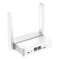 Cudy LT300 Router 4G LTE Con Sim, 300Mbps, Porta LAN, WAN, Senza configurazione, 2 Antenne Ad Alto Guadagno, FDD e TDD, VPN, DDNS, Plug and Play della scheda SIM, per Tutti Gli Operatori