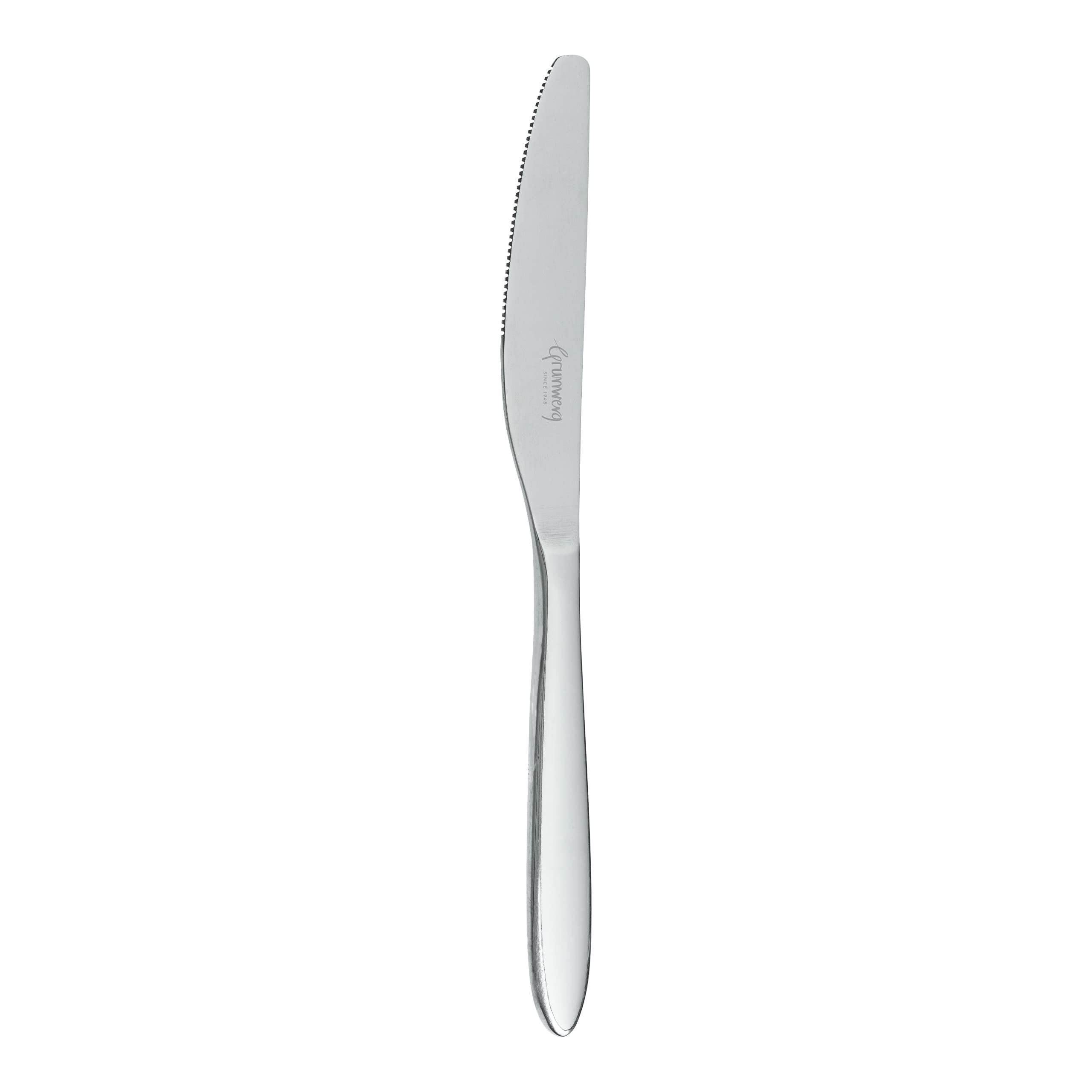Grunwerg Balmoral Dessert Knives, 18/10 Stainless Steel, Set of 12, Silver