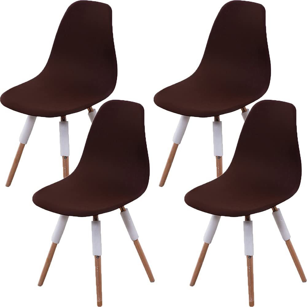 Housse de Chaise scandinave Extensible Housses Chaise de Salle à Manger 4 pièces Couvre Chaise scandinave pour Salon Cuisine