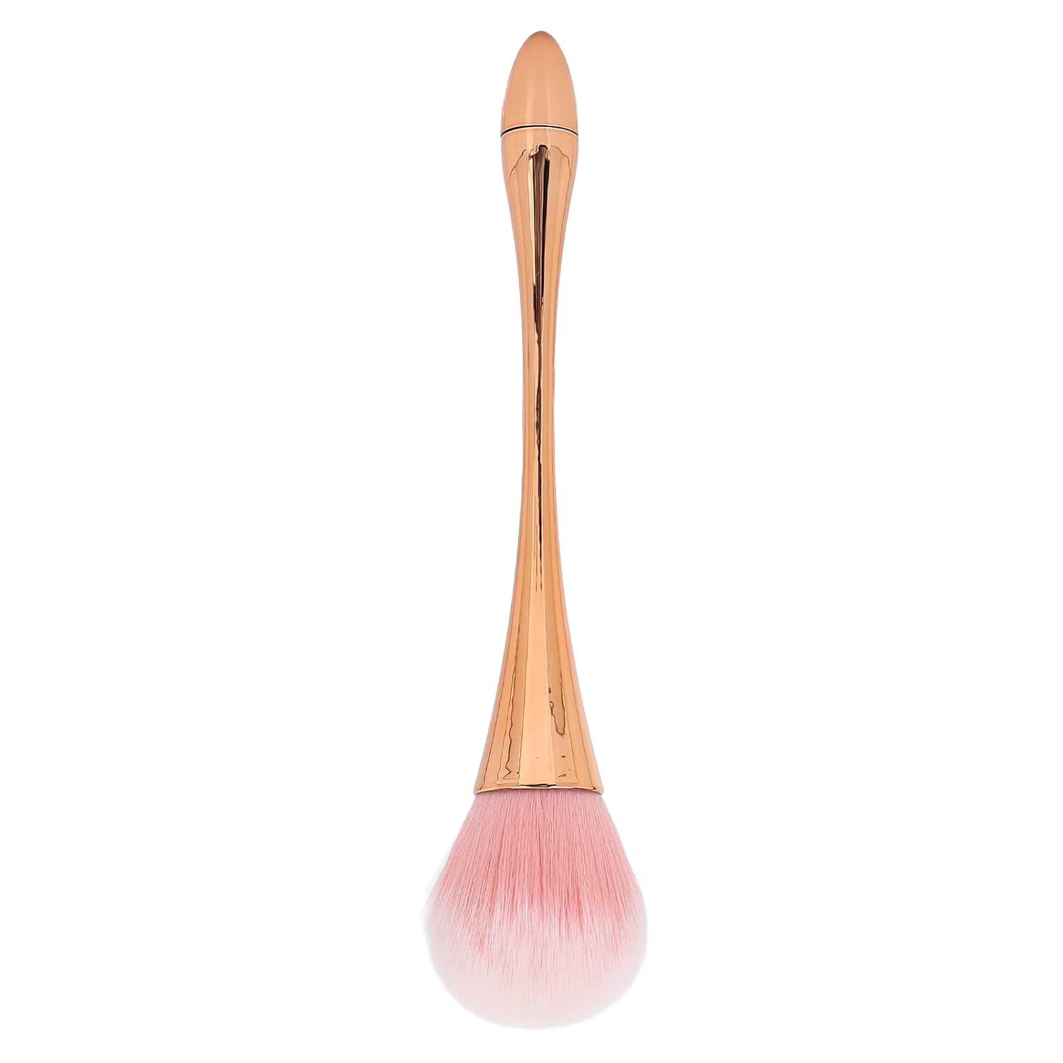Yinhing Blush Brush, Soft Synthetic Fiber Makeup Brush with Rose Gold Handle Not Easy to Shed Hair Strong Powder Grasping for Makeup Artist and Home Use
