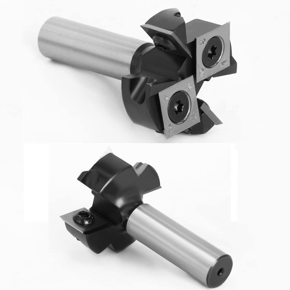 Punta per router con gambo da 8 mm con fresa in carburo cementato punta per la lavorazione del legno Punta per trapano a punta a punta elicoidale