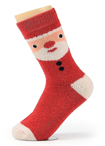 Image of BomKinta Boot Socks for Women Winter Solid Thick Warm Socks Cozy Crew Socks Christmas Gift